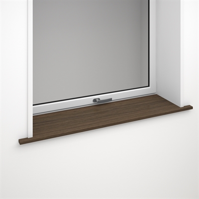 Pure Walnut lackad SHINNOKI - Fanerad MDF fönsterbräd